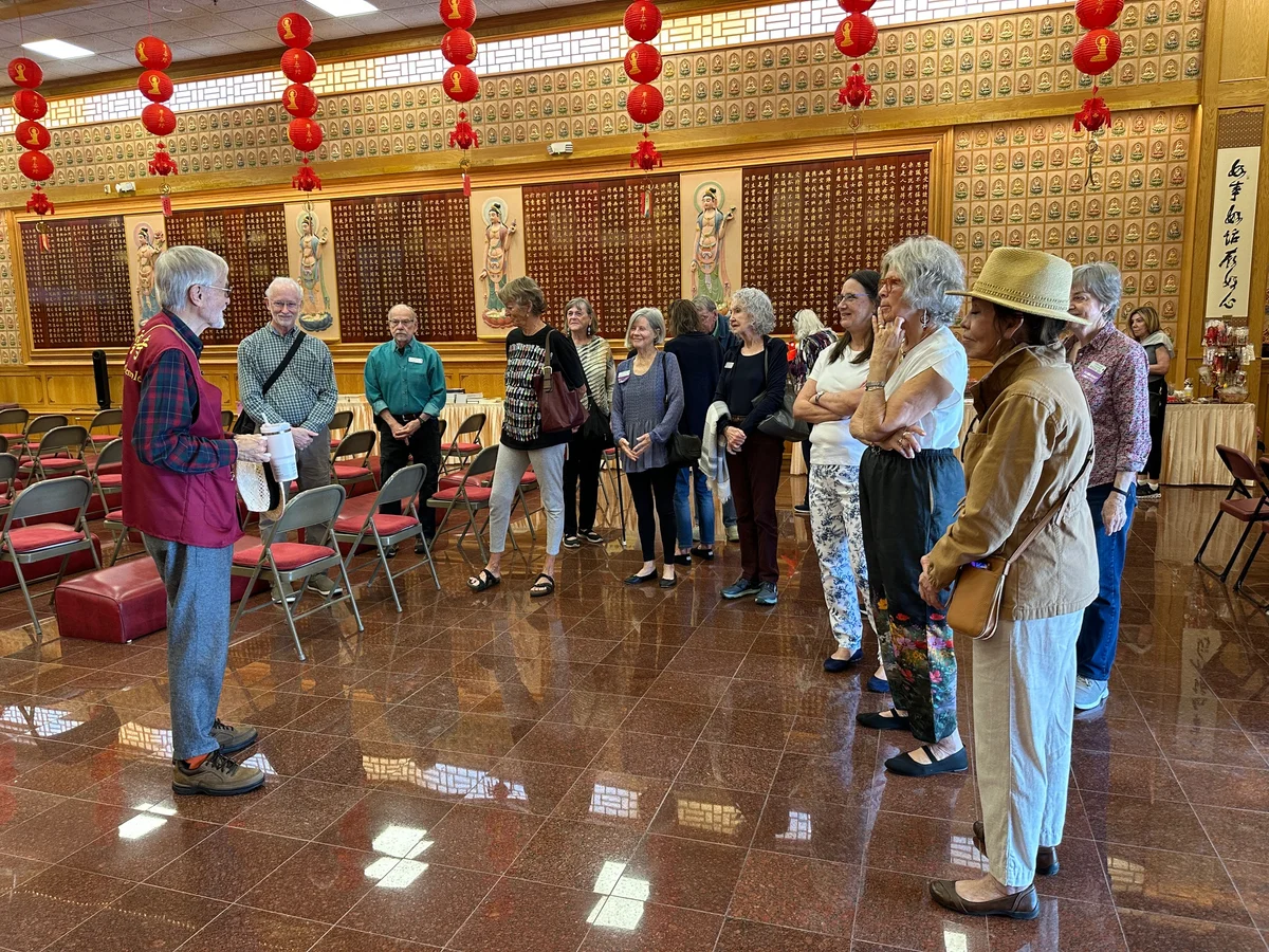 UT OLLI Visits Xiangyun Temple Again, A Day of Buddhist Cultural Experience Through Images, Meditation, and Guided Tours